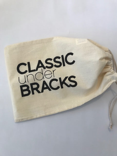 CLASSIC underBRACKS Handprinted Calico Bag